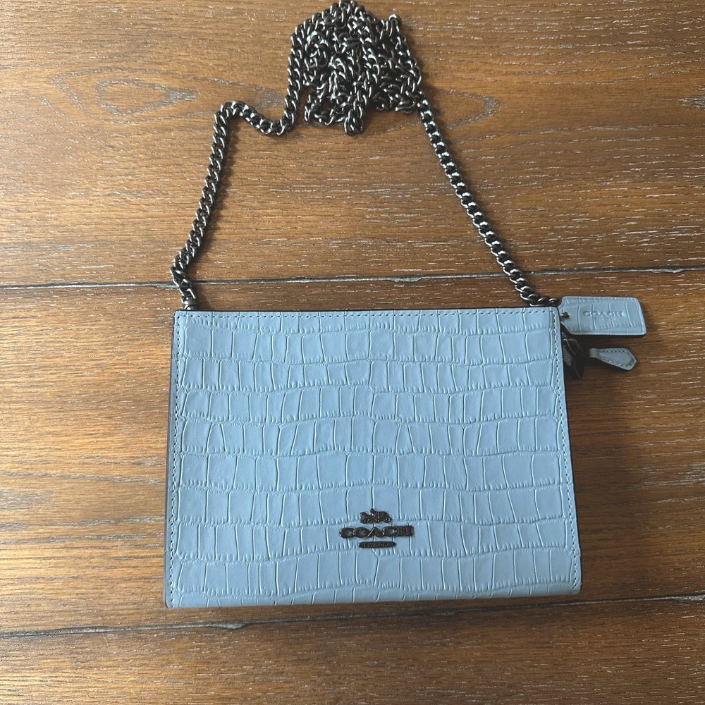 Coach Crocodile Slim Crossbody